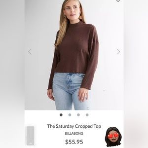 BILLABONG The Saturday Cropped Top BIG OFFER DISCOUNT FOR LIKERS💖